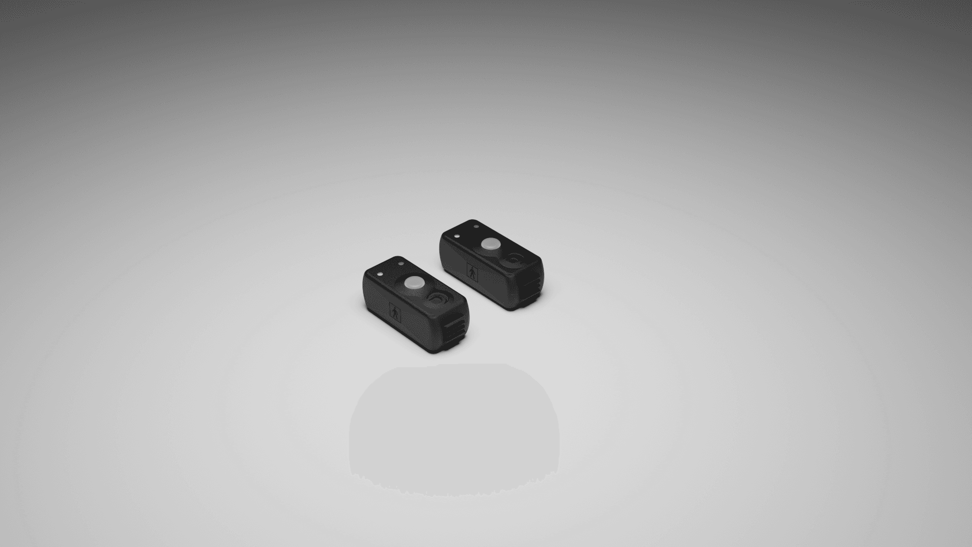Two MyoPods wireless EMG sensors with the included 2-pad charger for bilateral research sessions